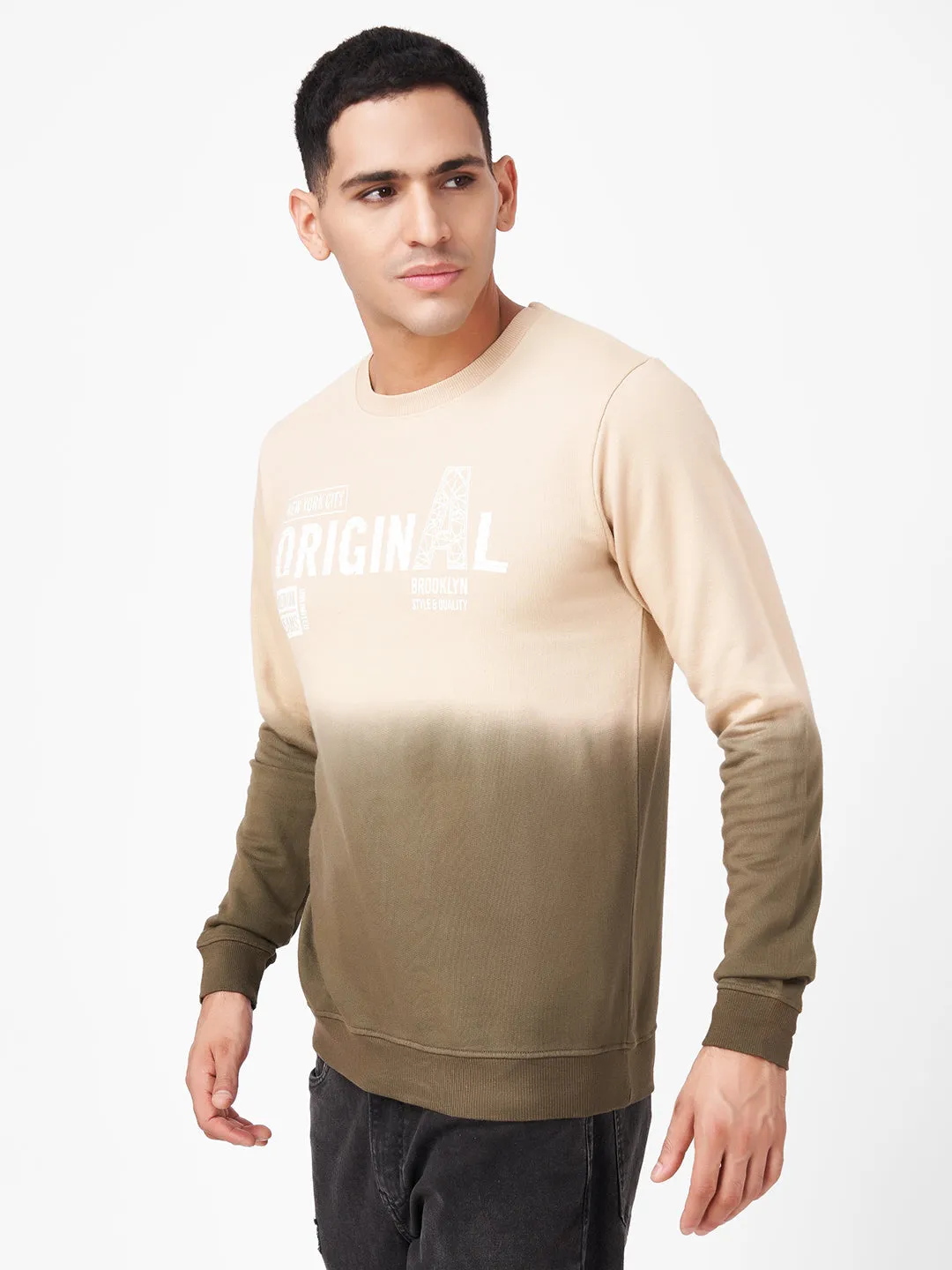 100% Cotton Printed Full Sleeve Sweatshirt