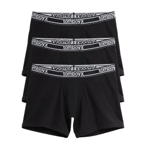 4.5" Trunks 3-Pack - Cotton Black Logo