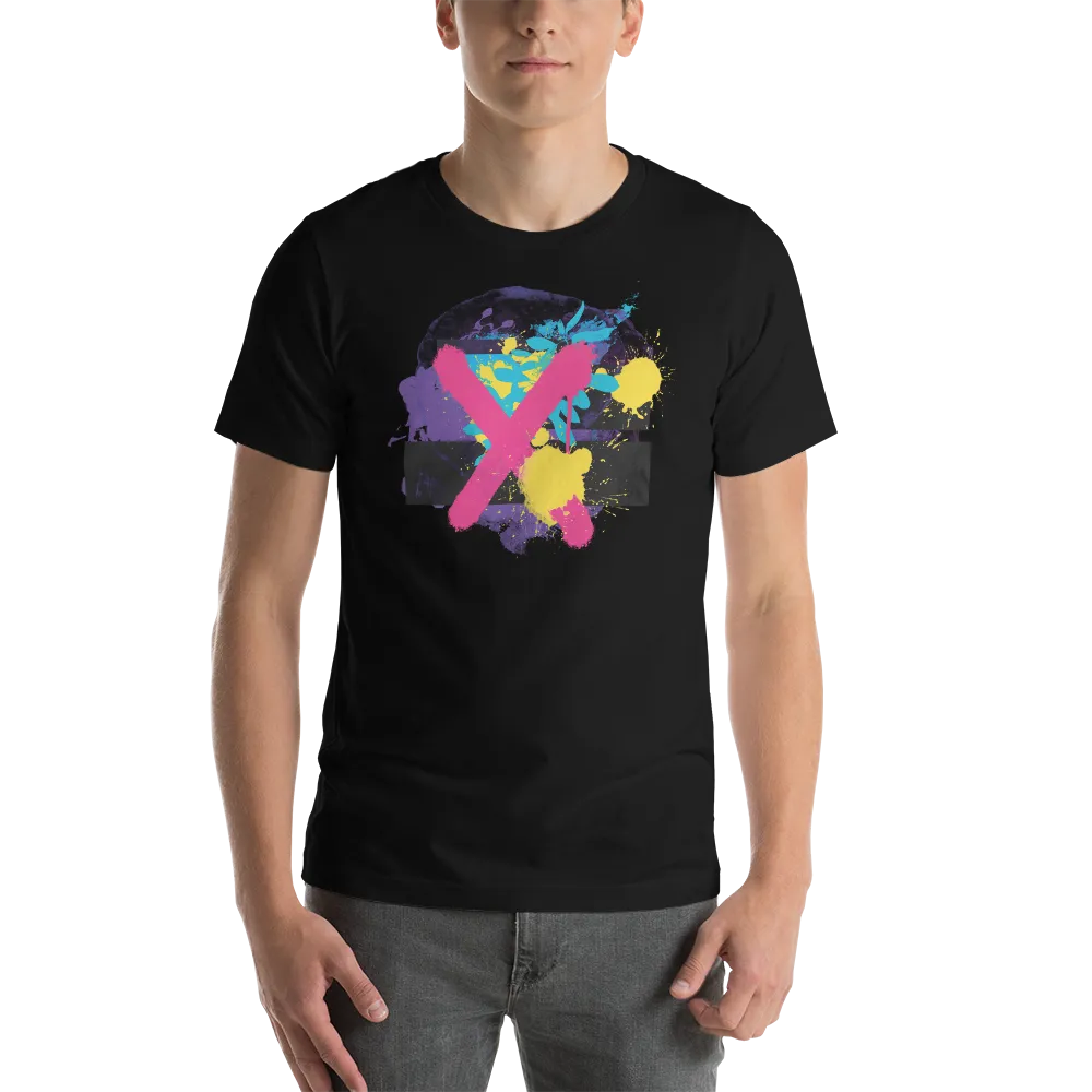 Abstract Series 01 Unisex T-shirt Black