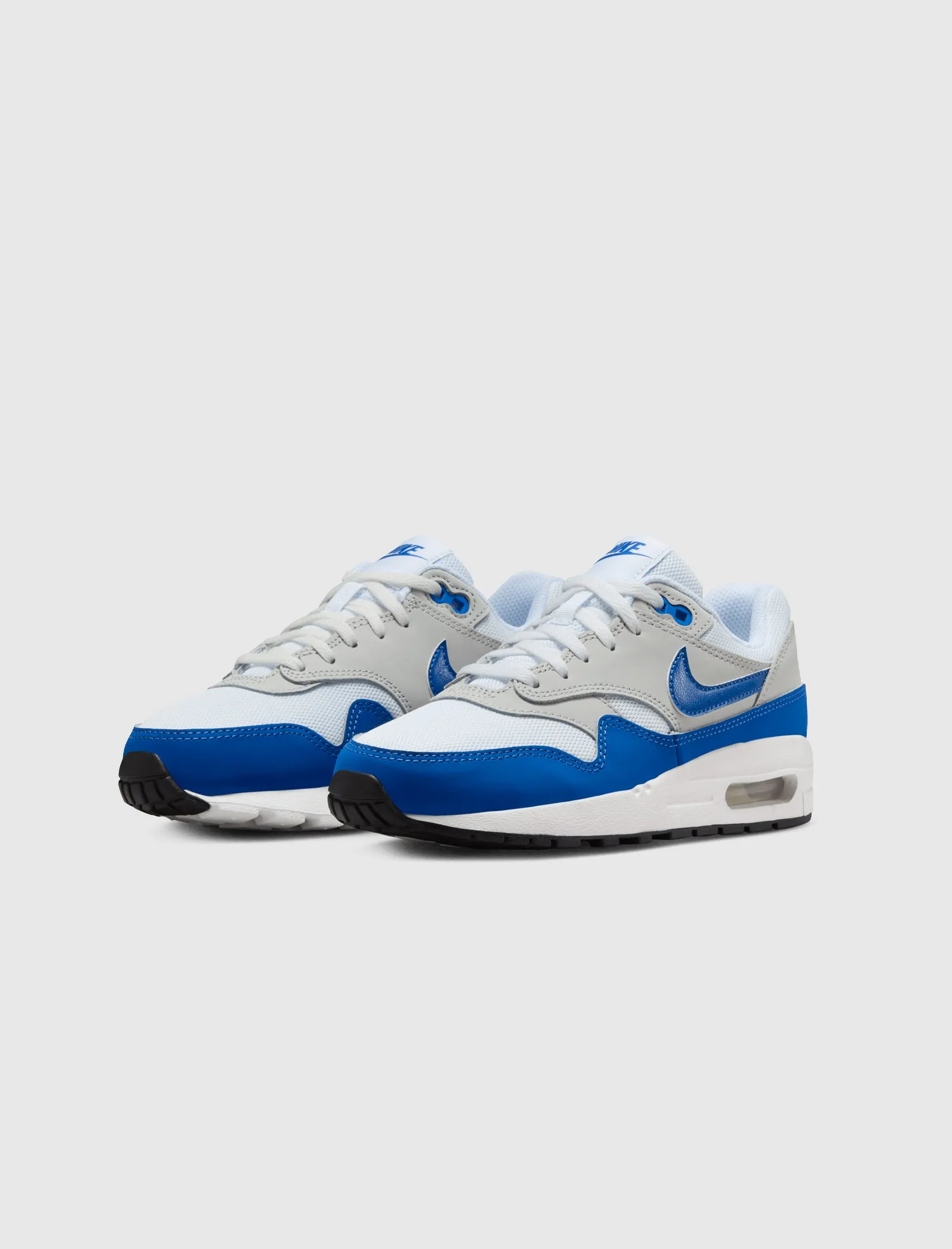 AIR MAX 1 WHITE/GAME ROYAL GS