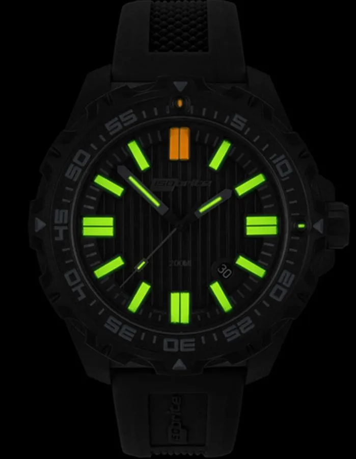 ArmourLite Isobrite Afterburner Limited Edition Mens Watch - Black Dial-Silicone