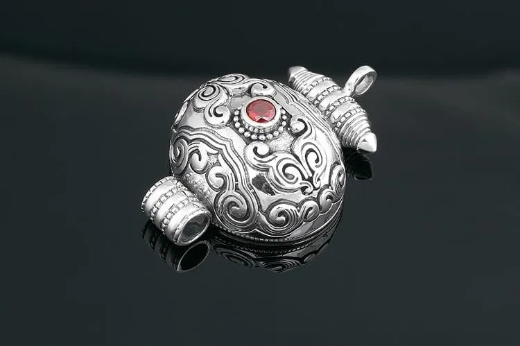 Auspicious Gau Box Garnet Signet