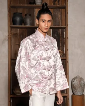 Baju Tang Atas (Pink Brocade)