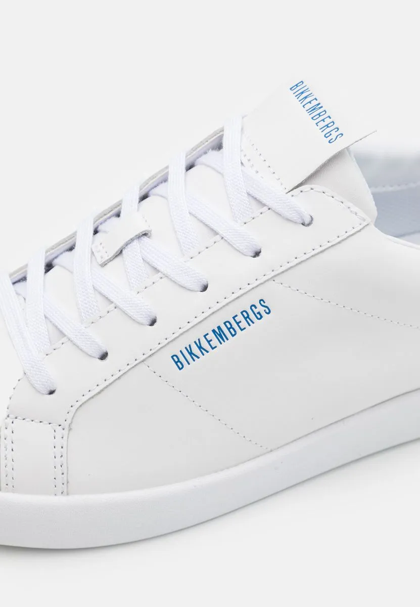 Bikkembergs Saul Bianco Blu Sneakers Basse