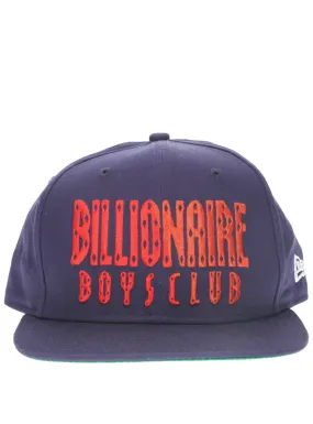 Billionaire Boys Club Hat - BB Split Front Snapback - Navy - 891-2802