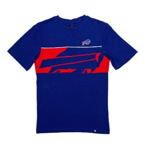 Buffalo Bills Big Logo Red & Blue Short Sleeve Shirt