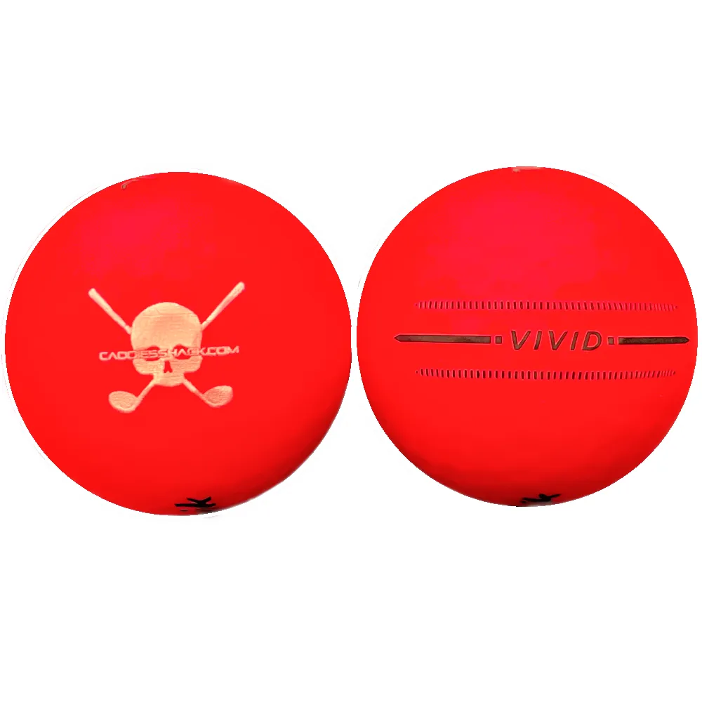 CaddiesShack Custom Jolly Rogers Skull & Crossbones Volvik Vivid Matte Golf Balls