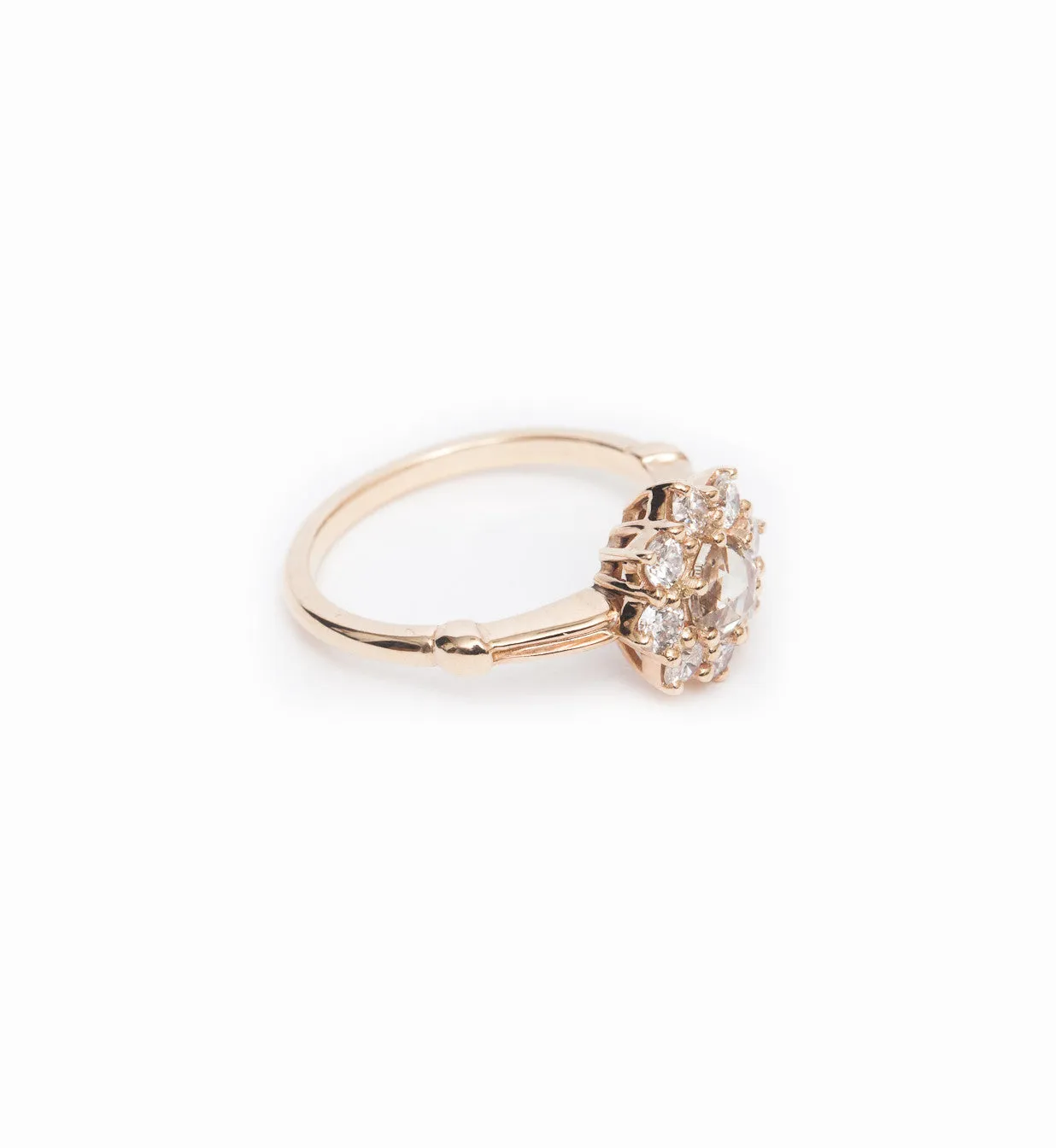 Champagne Diamond Petite Celestine Ring