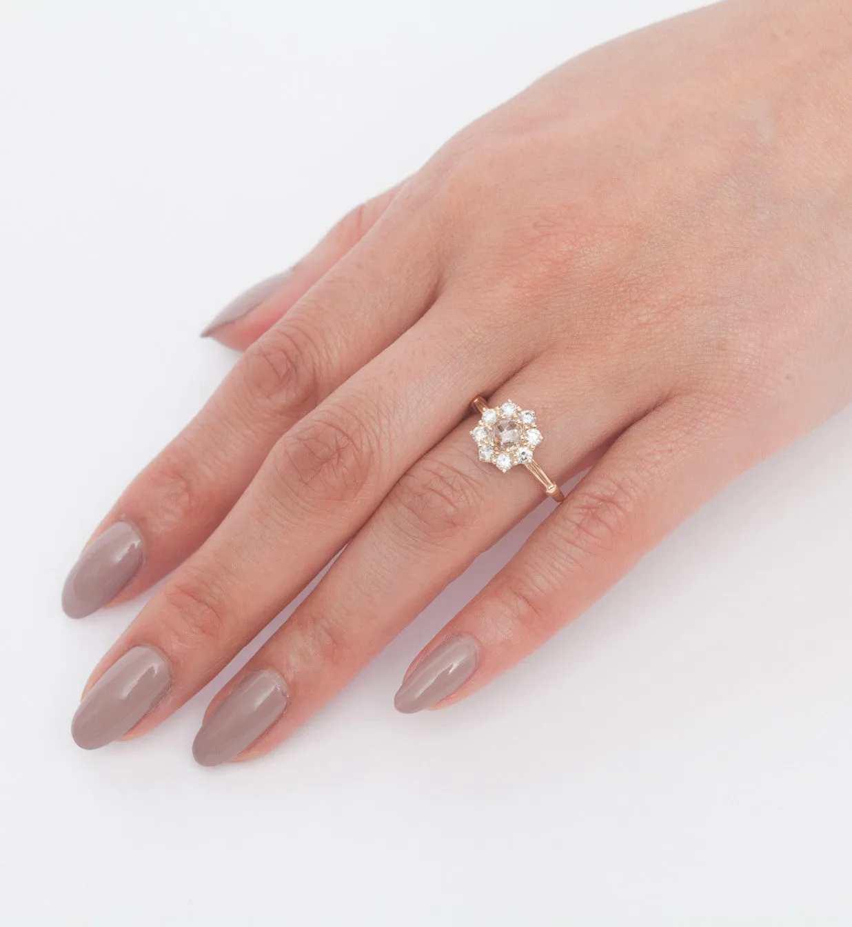 Champagne Diamond Petite Celestine Ring