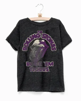 Children's Rolling Stones Rock 'Em LSU Tigers Charcoal Tee