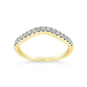 Clara by Martin Binder Diamond Contour Stacking Band (0.21 ct. tw.)