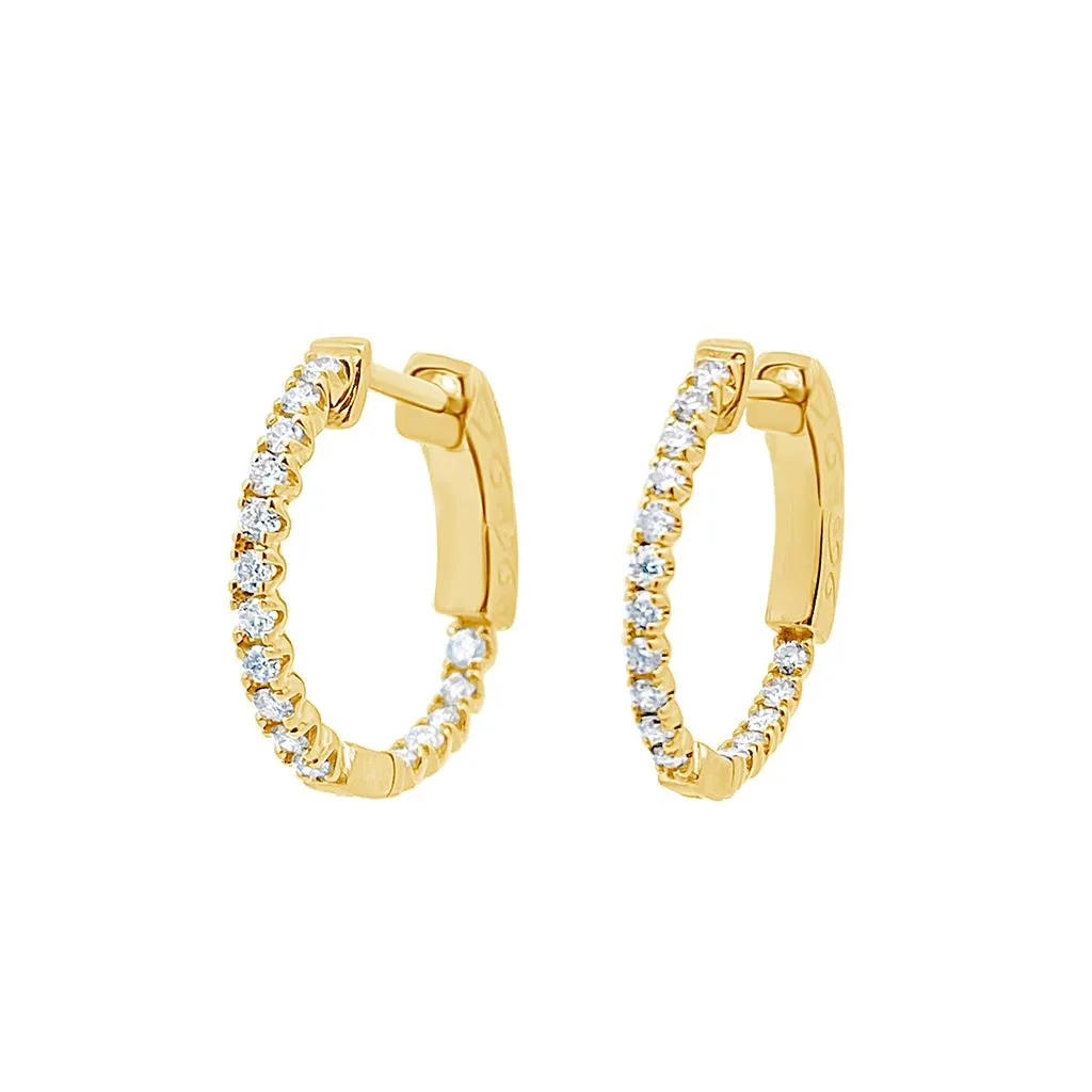 Clara by Martin Binder Diamond Hoop Earrings (0.54 ct. tw.)