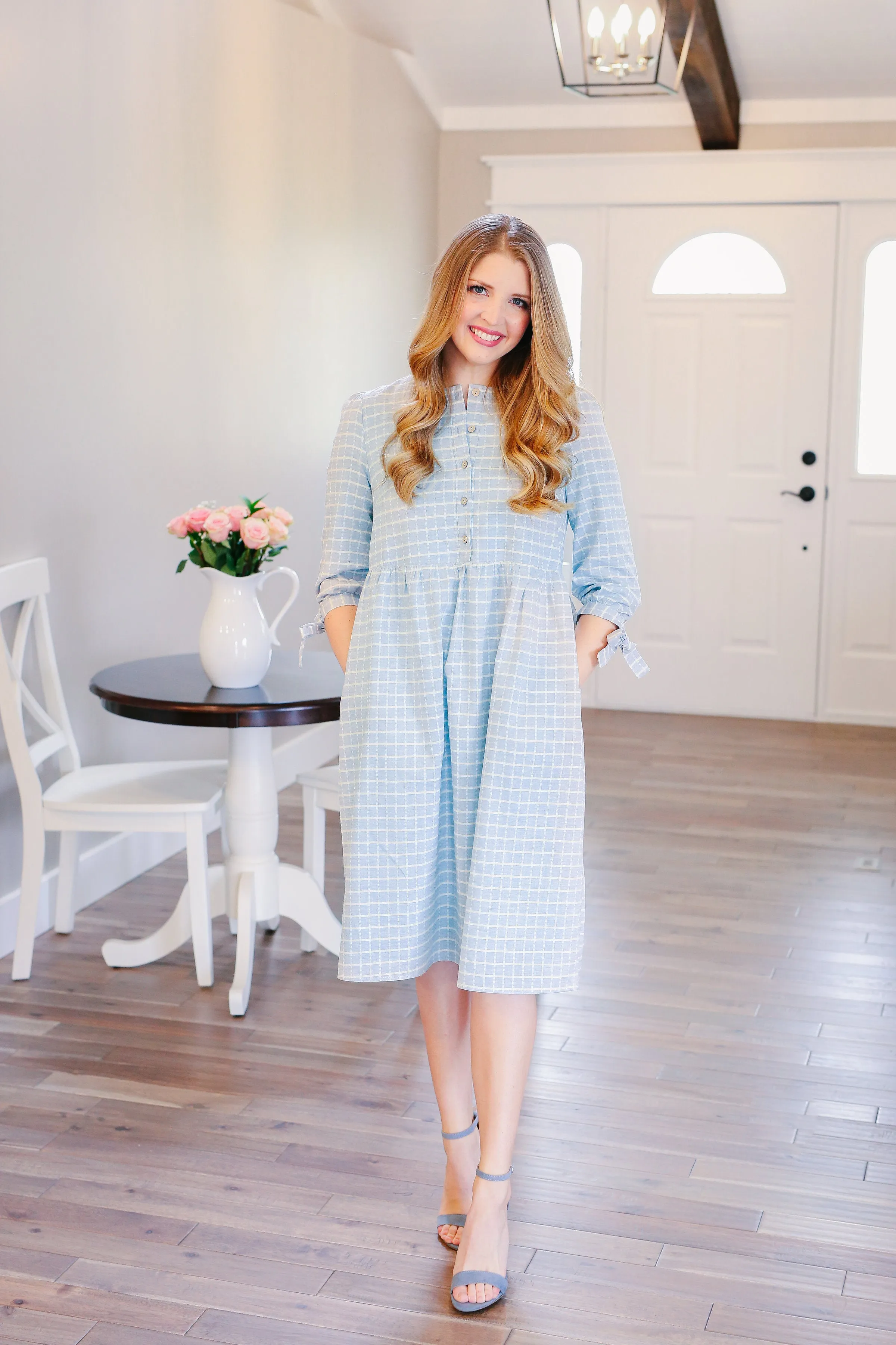 Color Me Blue Midi Dress