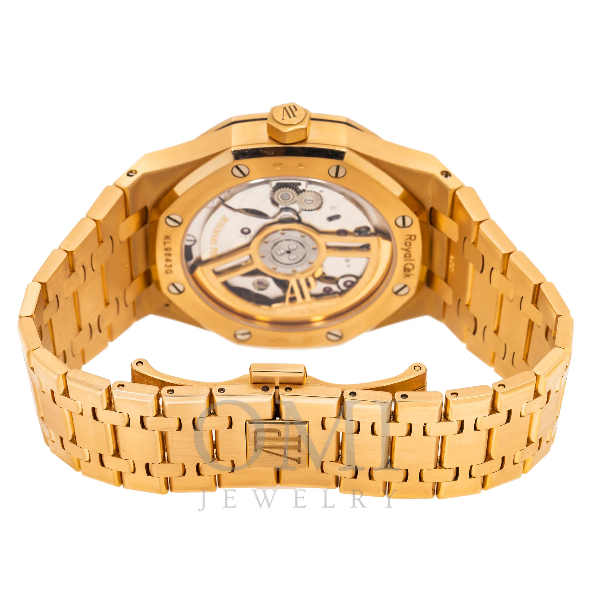 Copy of AUDEMARS PIGUET ROYAL OAK SELFWINDING 15400OR BLACK DIAL 41MM WITH ROSE GOLD BRACELET