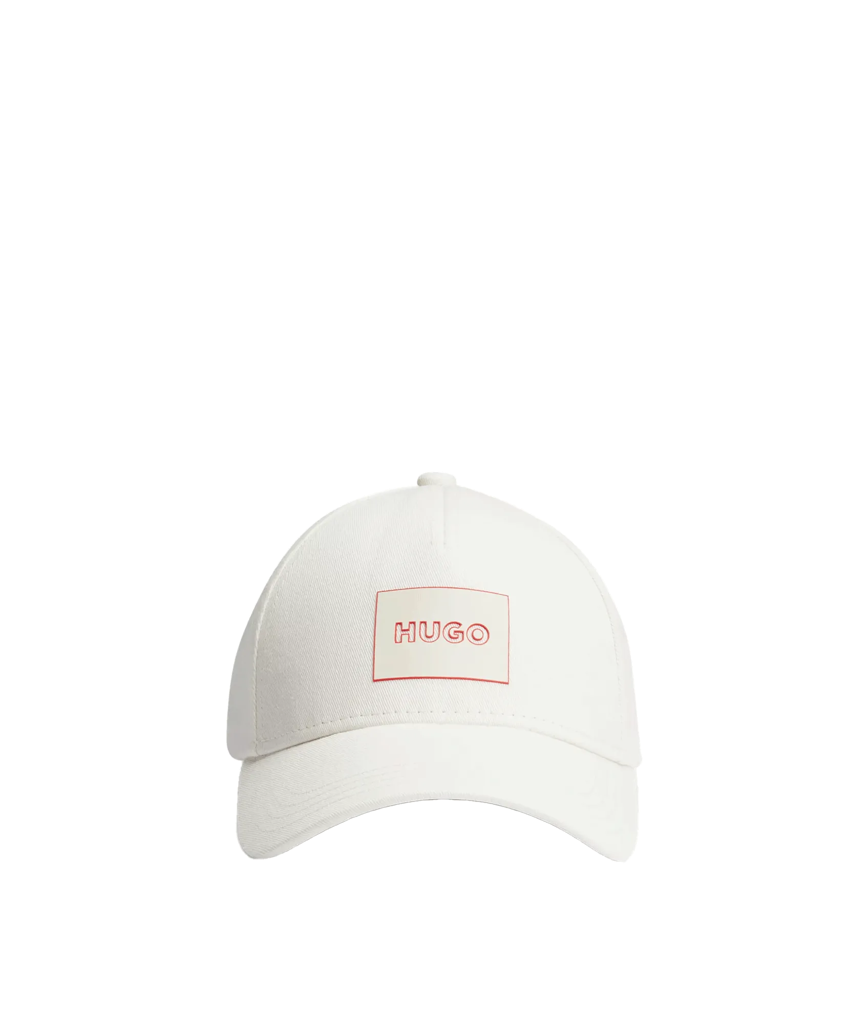 Cotton-twill Cap With Logo Label - White