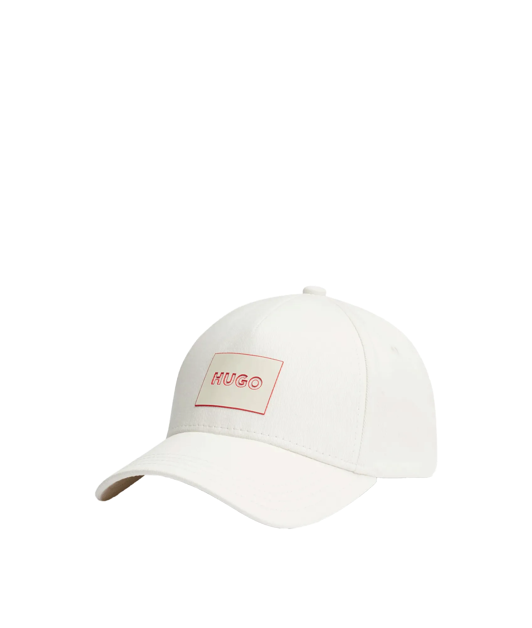 Cotton-twill Cap With Logo Label - White