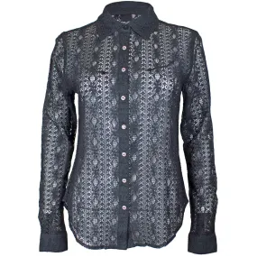 Cruel Denim Women's Lace Snap Shirt