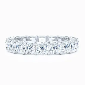 Cushion Shared Prong Wedding Band