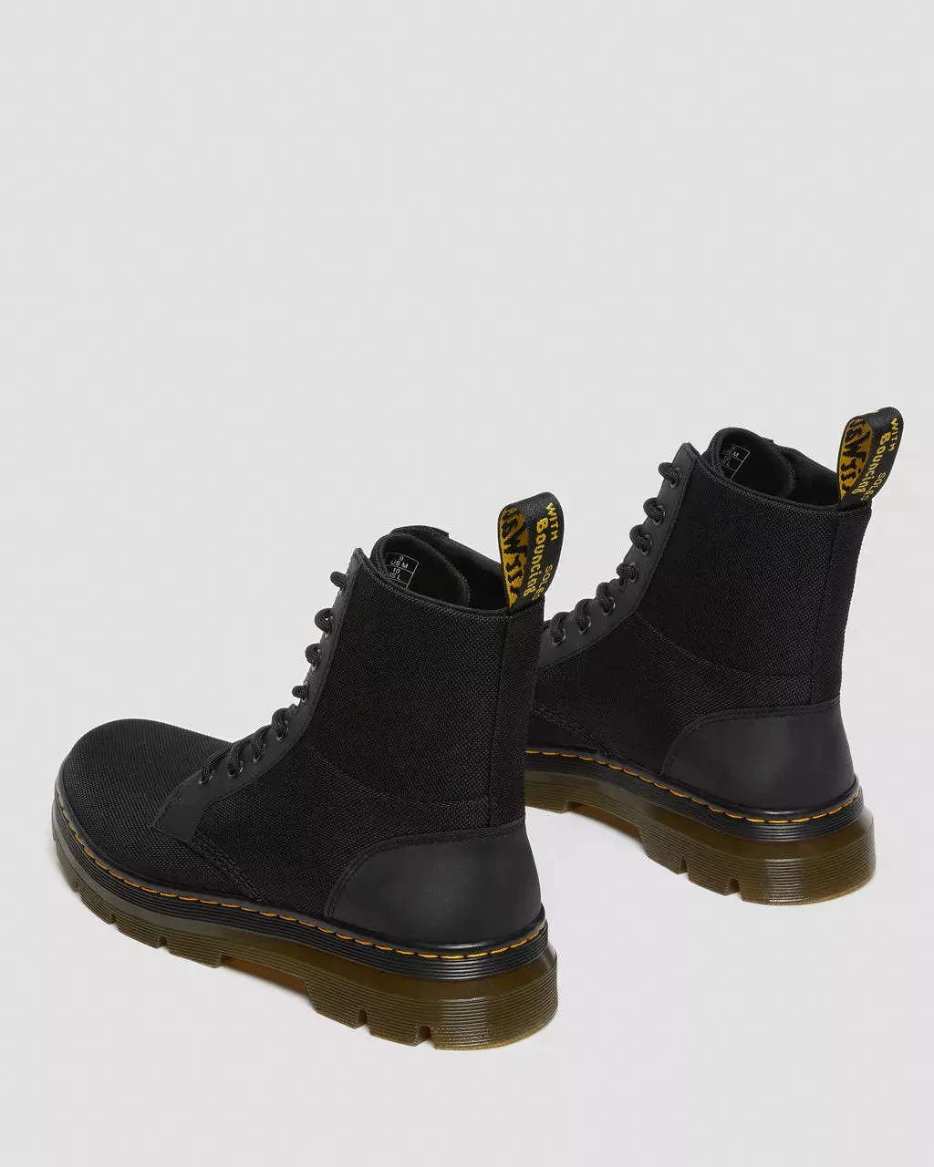 Doc Martens UNISEX COMBS POLY CASUAL BOOTS (Black — EXTRA TOUGH POLY RUBBERY)