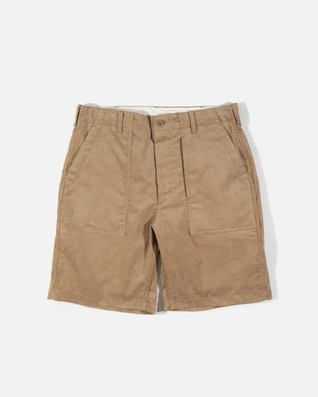 Fatigue Short - Khaki Corduroy