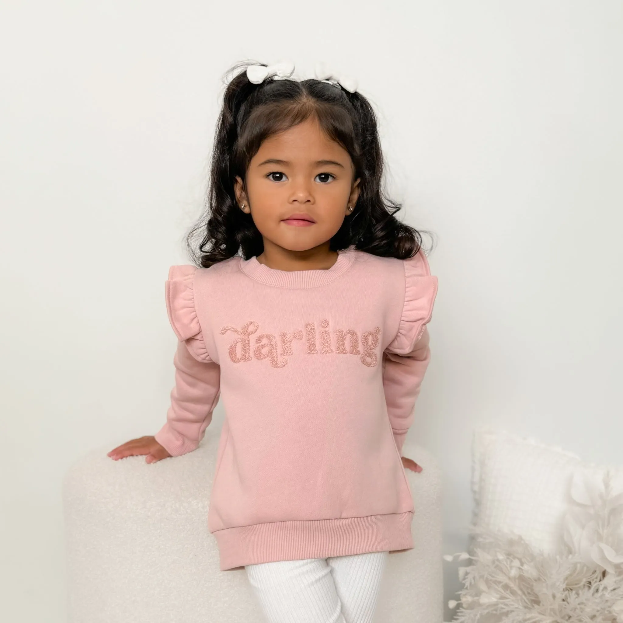 Fleece Flutter Jumper - Darling