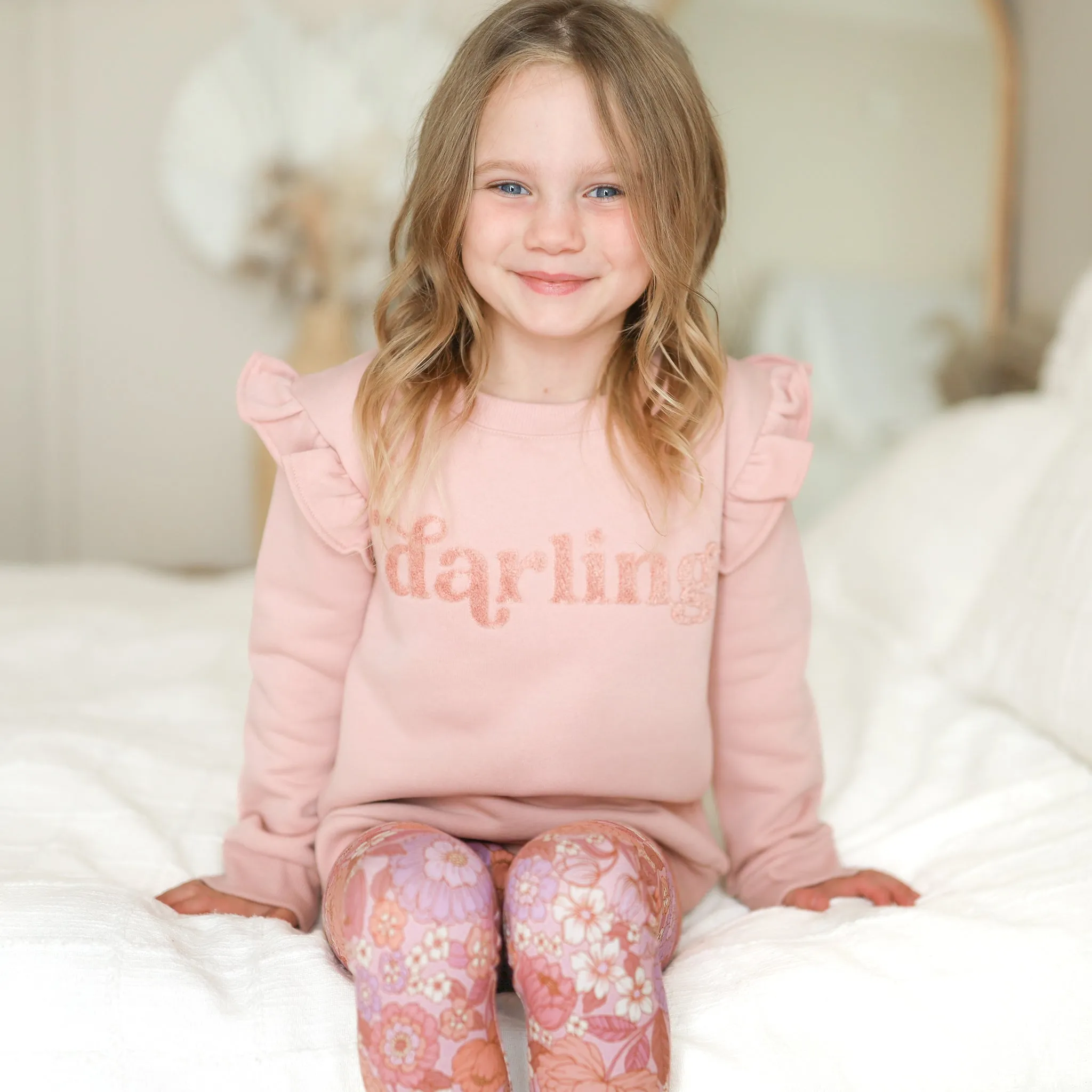 Fleece Flutter Jumper - Darling