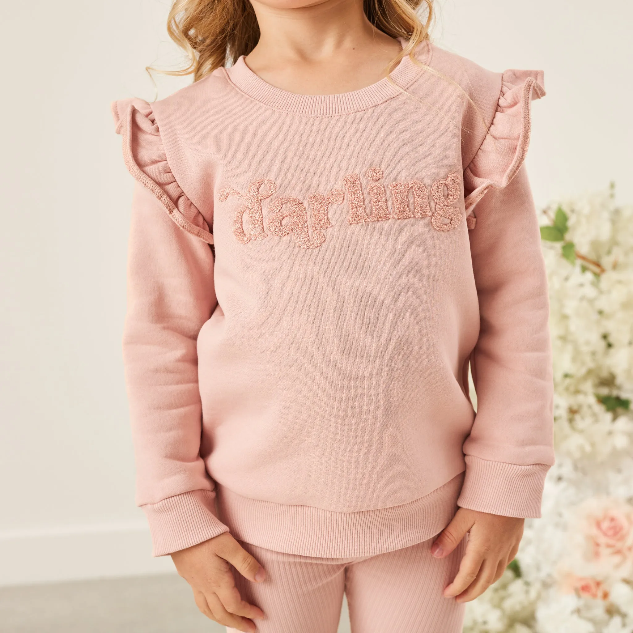 Fleece Flutter Jumper - Darling