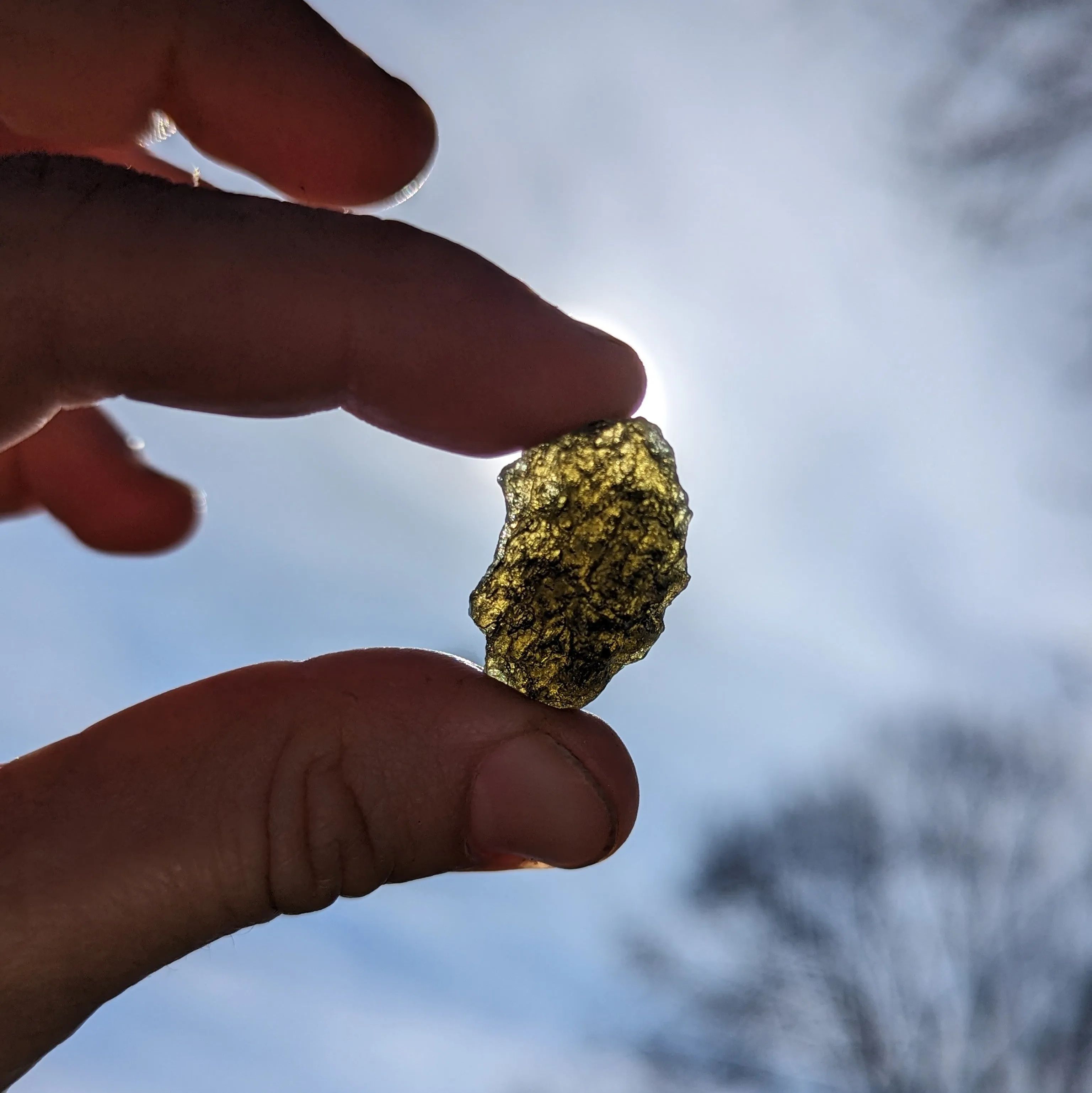 Genuine Moldavite ~Cosmic Moldavite Tektite Crystal~ Natural Moldavite