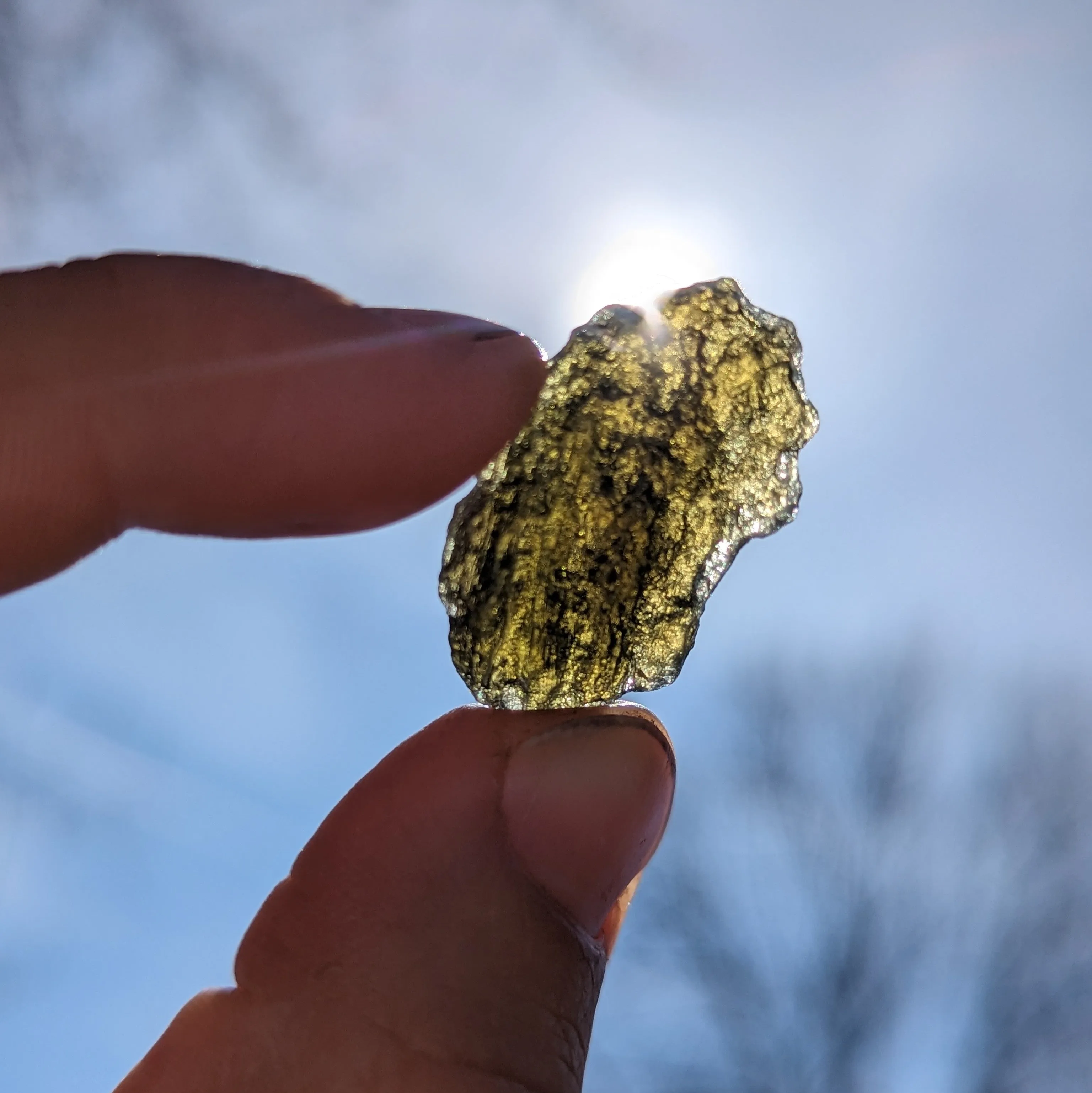 Genuine Moldavite ~Cosmic Moldavite Tektite Crystal~ Natural Moldavite