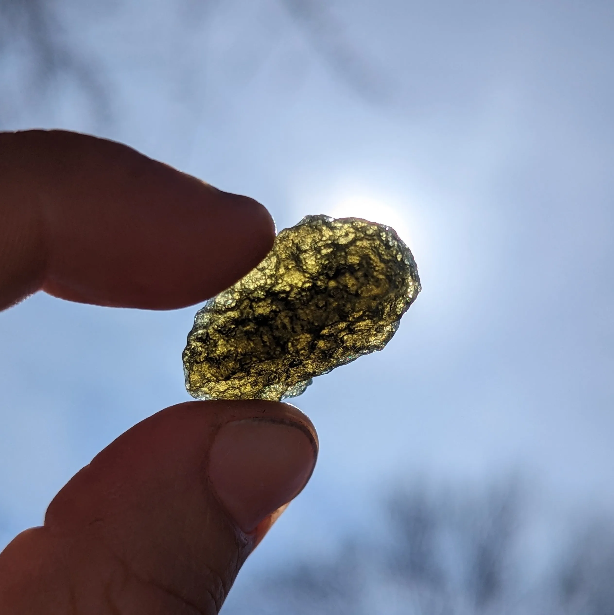 Genuine Moldavite ~Cosmic Moldavite Tektite Crystal~ Natural Moldavite