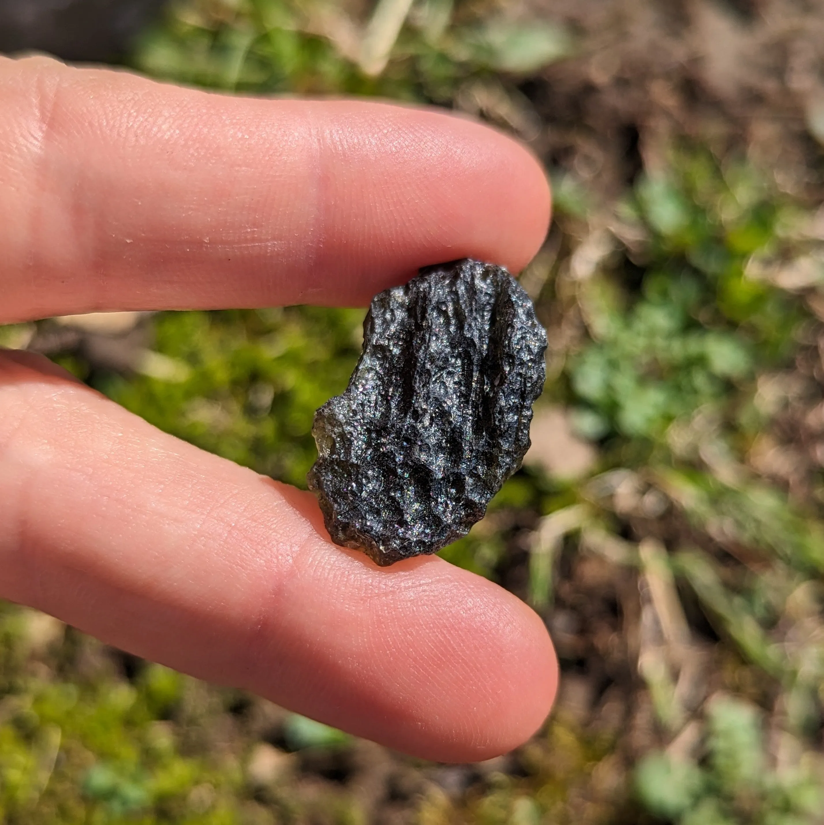 Genuine Moldavite ~Cosmic Moldavite Tektite Crystal~ Natural Moldavite