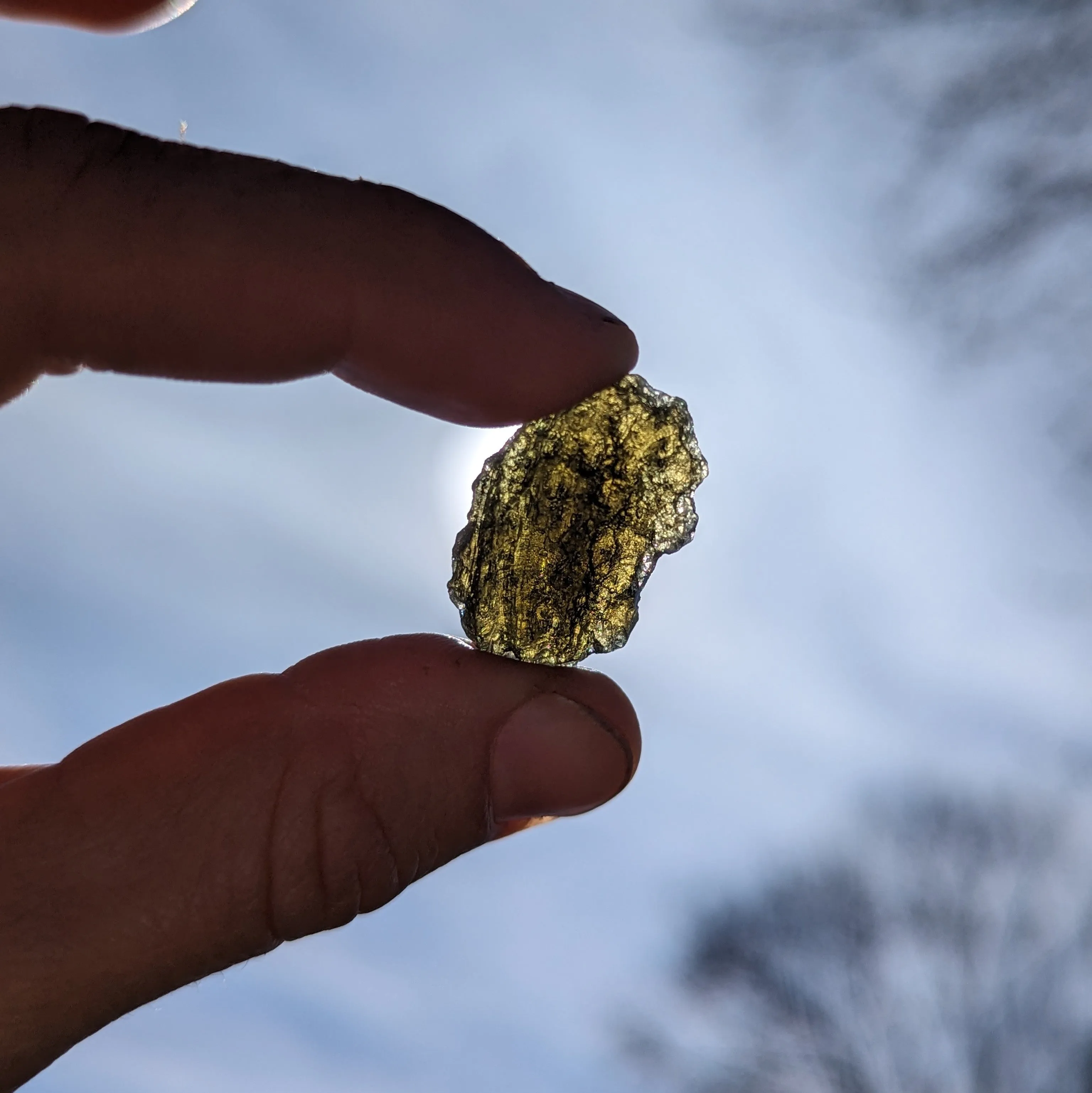 Genuine Moldavite ~Cosmic Moldavite Tektite Crystal~ Natural Moldavite