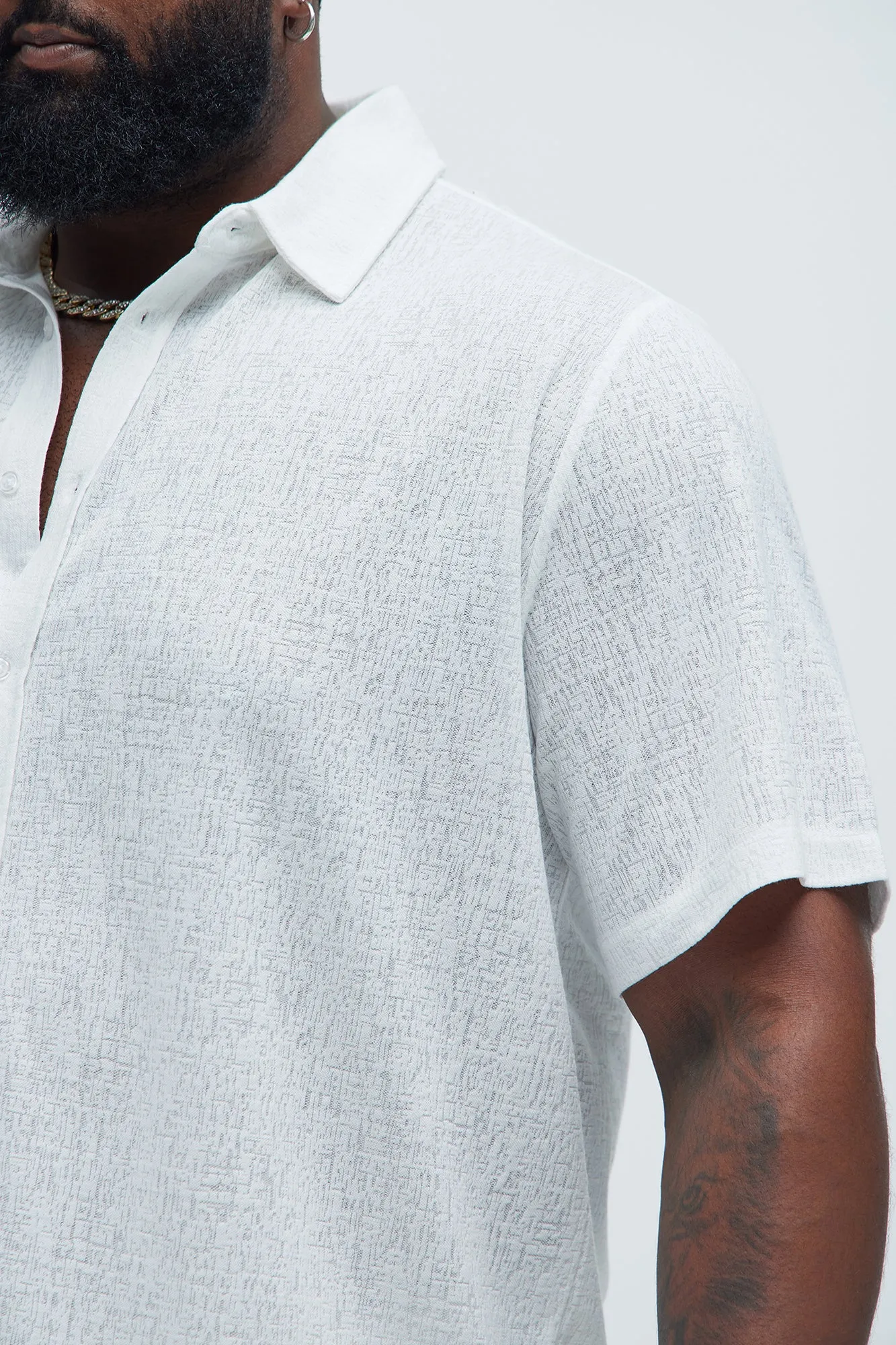 Henrik Textured Shirt - White