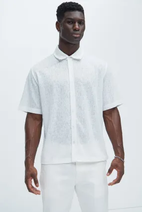 Henrik Textured Shirt - White