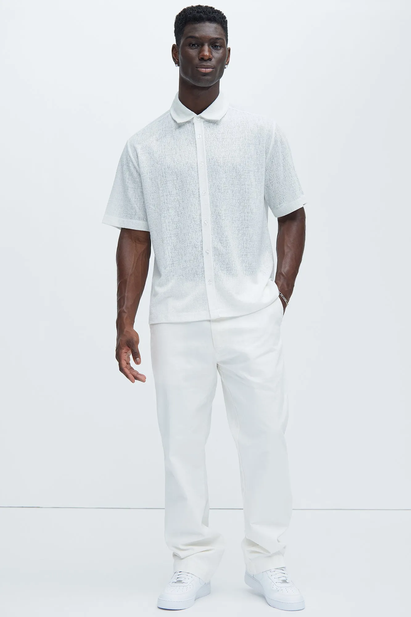 Henrik Textured Shirt - White