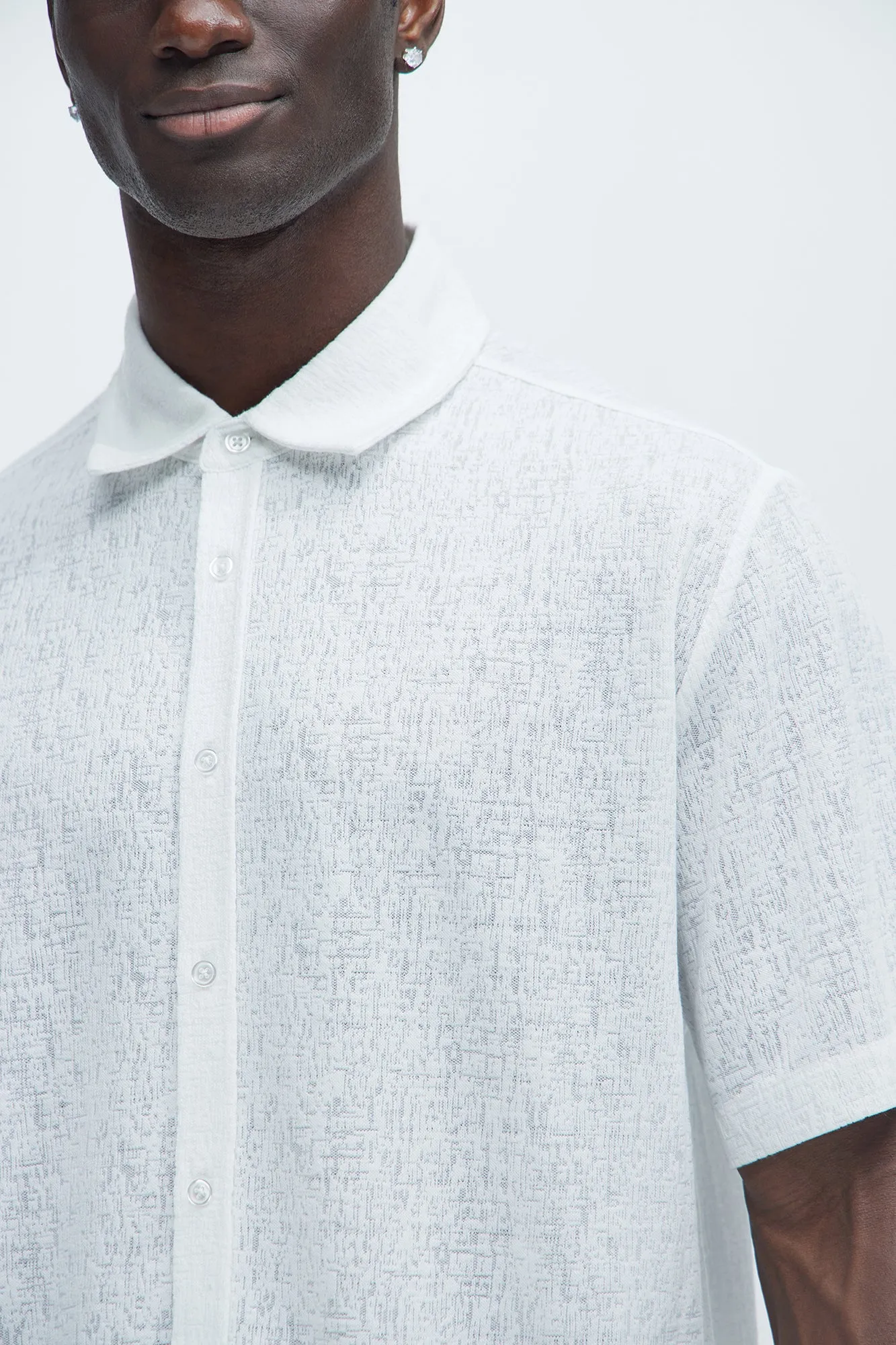 Henrik Textured Shirt - White