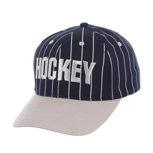 Hockey Pinstriped Hat Navy