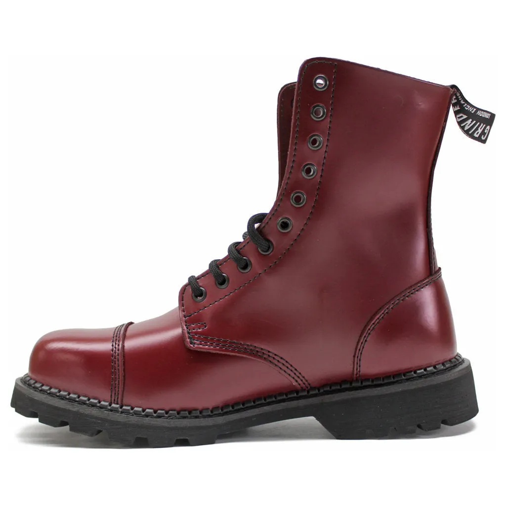 Hunter Smooth Leather Unisex Ankle Biker Boots