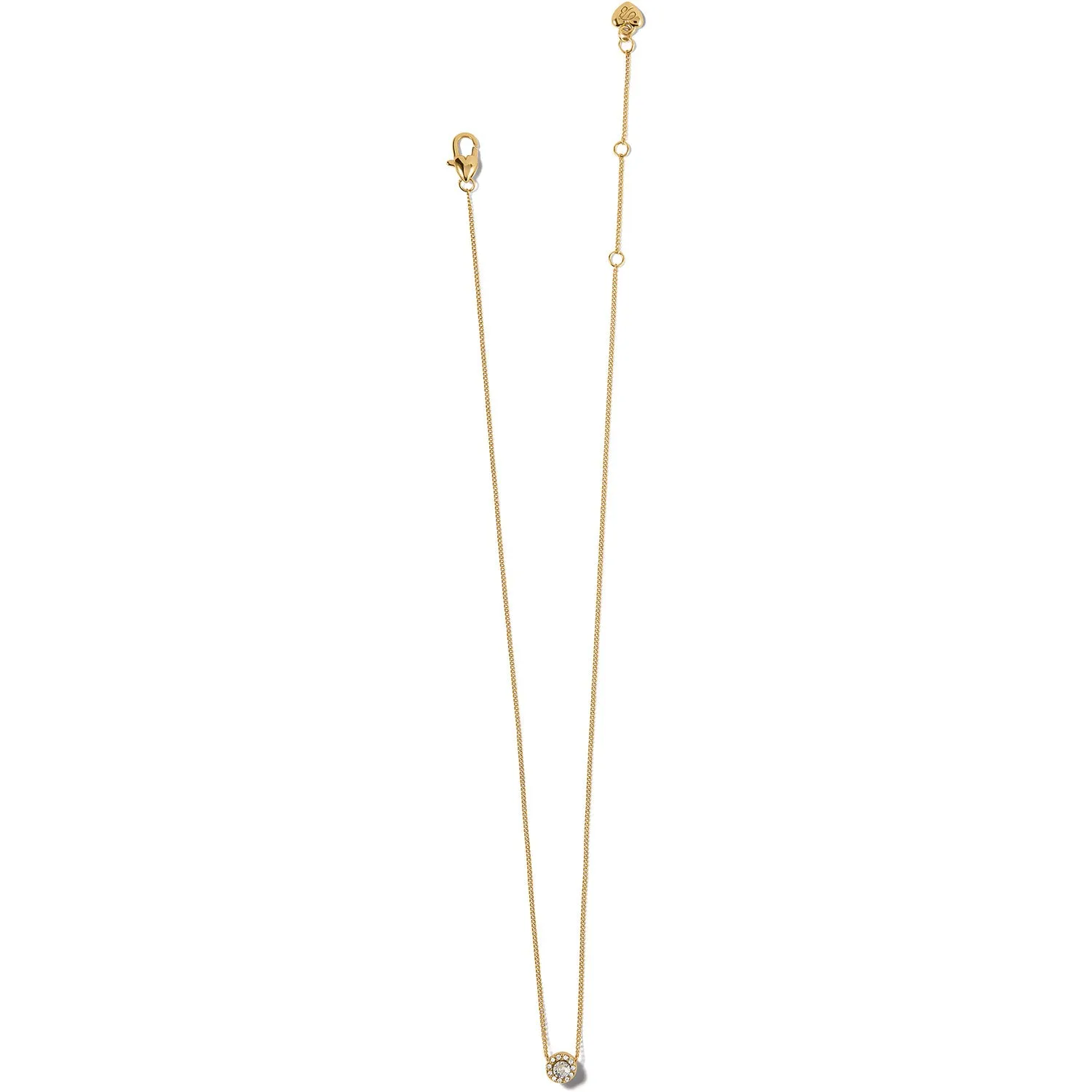 Illumina Solitaire Necklace- Gold