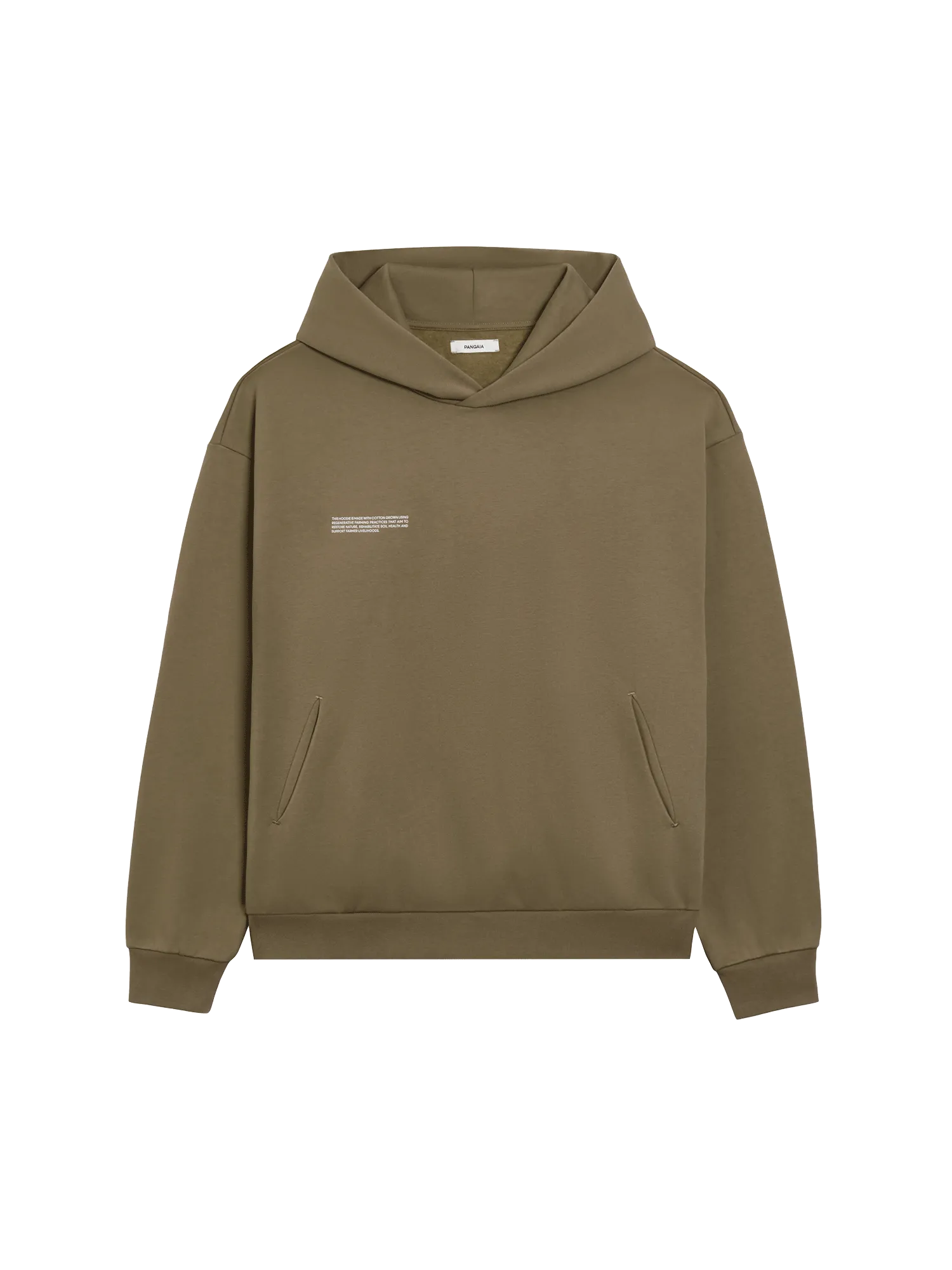 In Conversion Cotton Hoodie—carbon brown