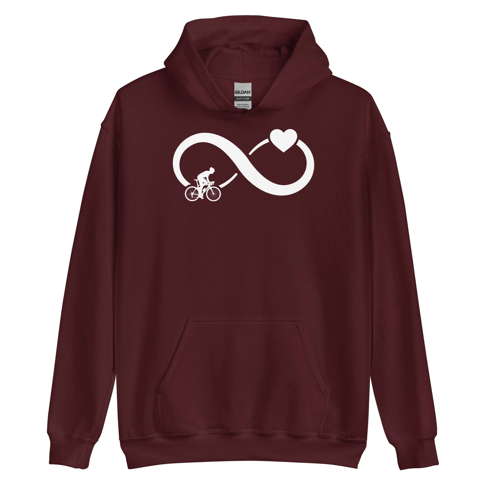 Infinity Heart and Cycling 1 - Unisex Hoodie