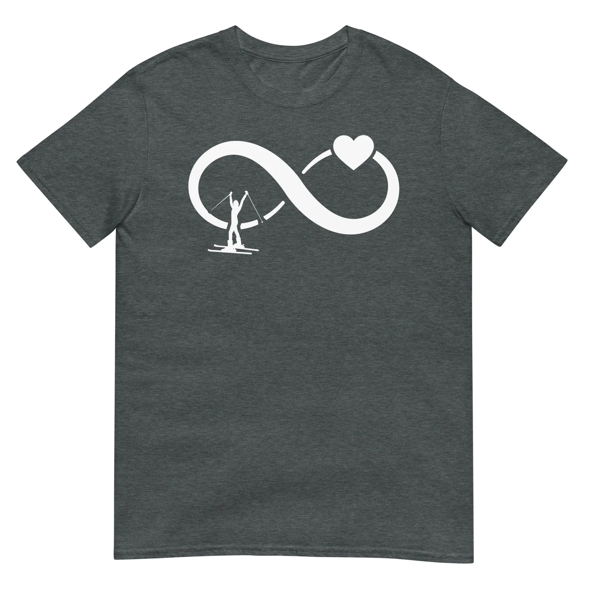 Infinity Heart and Skiing 1 - T-Shirt (Unisex)