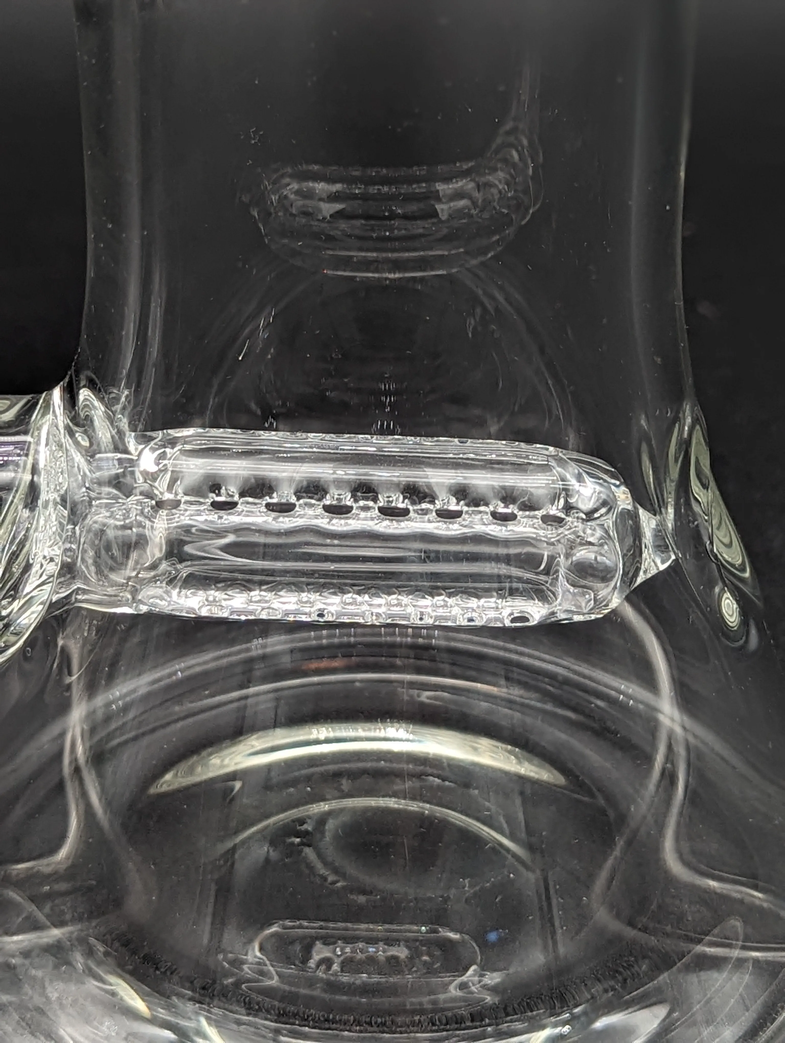 Inline Hollow Foot Straight Tube - Fire Within Glass