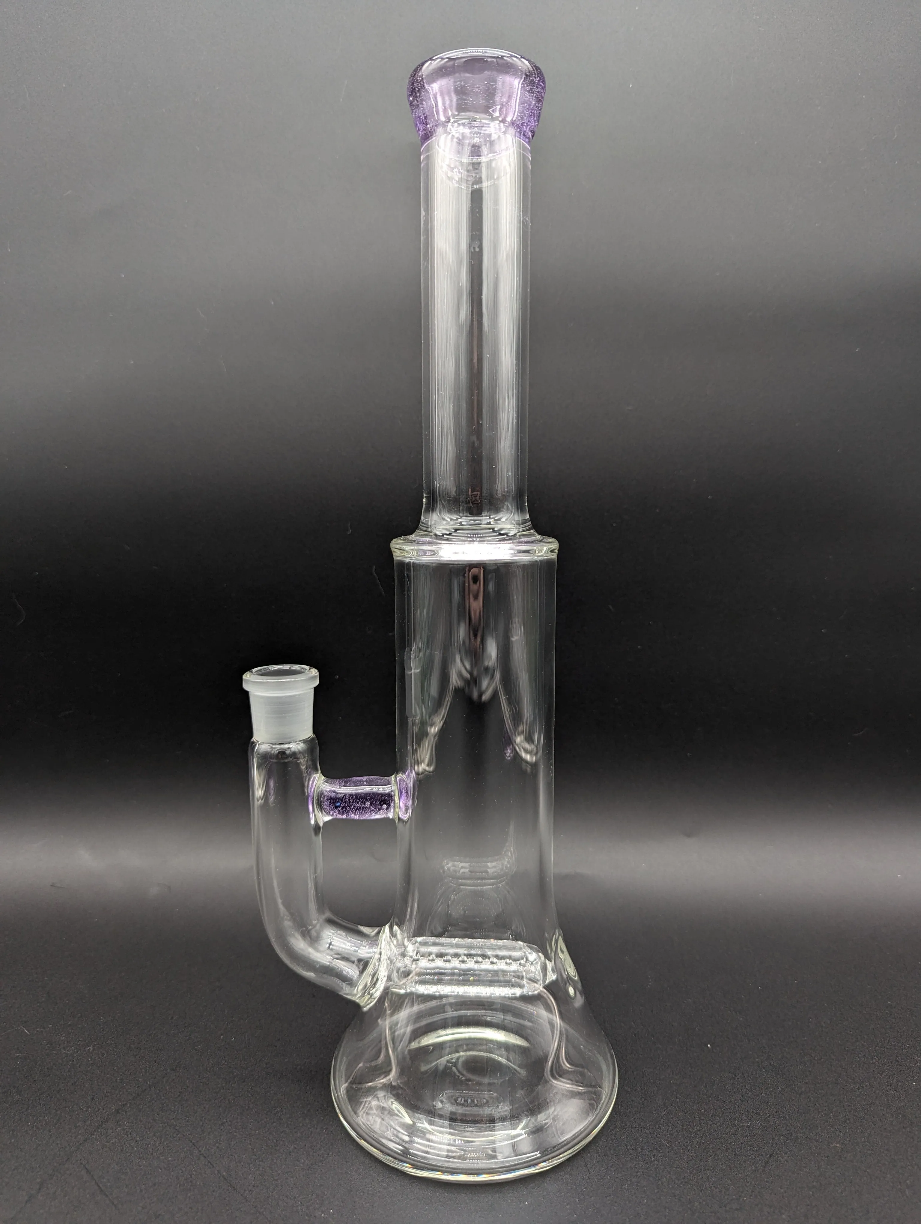 Inline Hollow Foot Straight Tube - Fire Within Glass