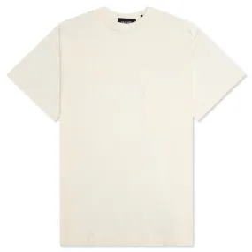 Jersey Braque Pocket Tee - Cream