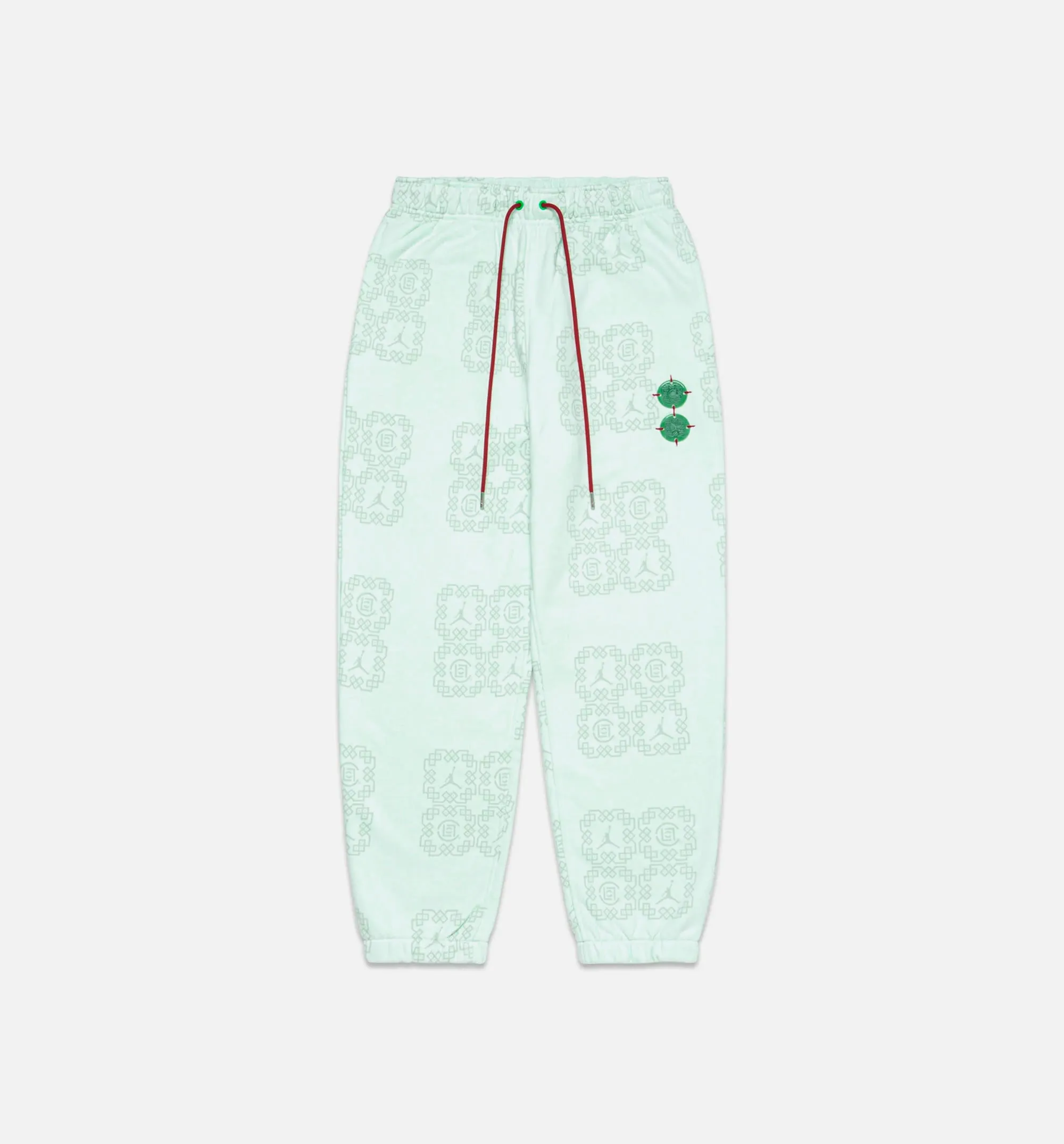 Jordan x CLOT AOP Fleece Pant Mens Pants - Green