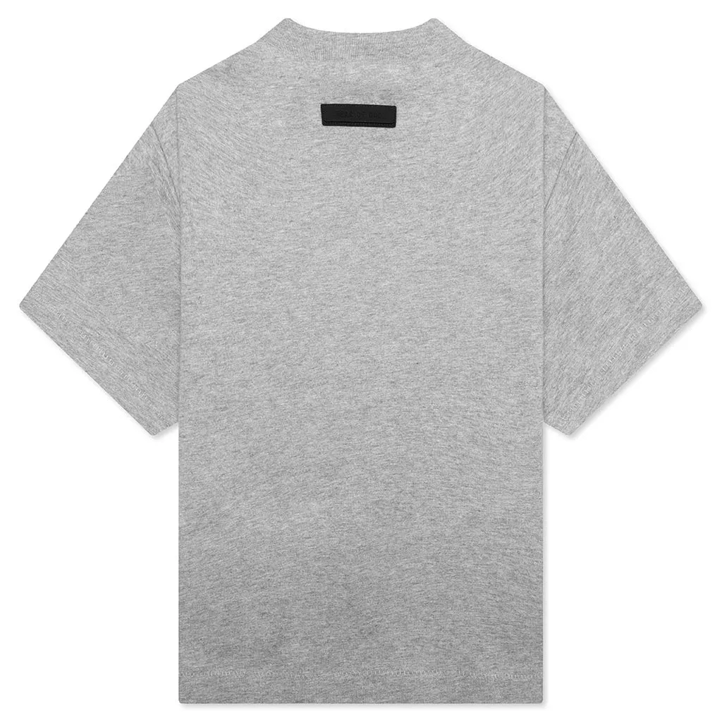 Kids S/S Tee - Dark Heather Oatmeal