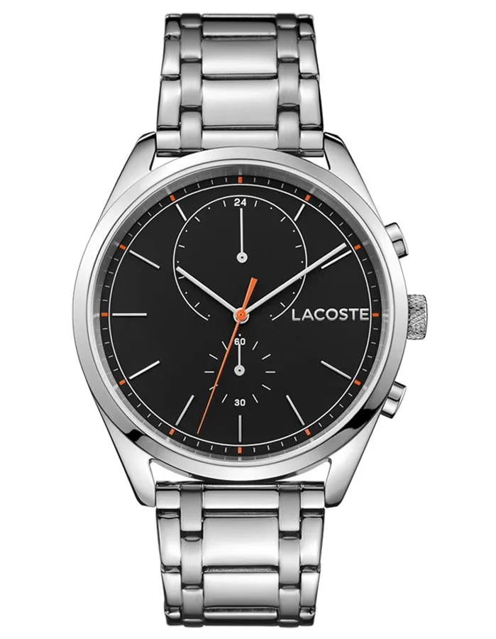 Lacoste Mens San Diego Watch - Stainless Steel - Bracelet - 24-hour sub-dial