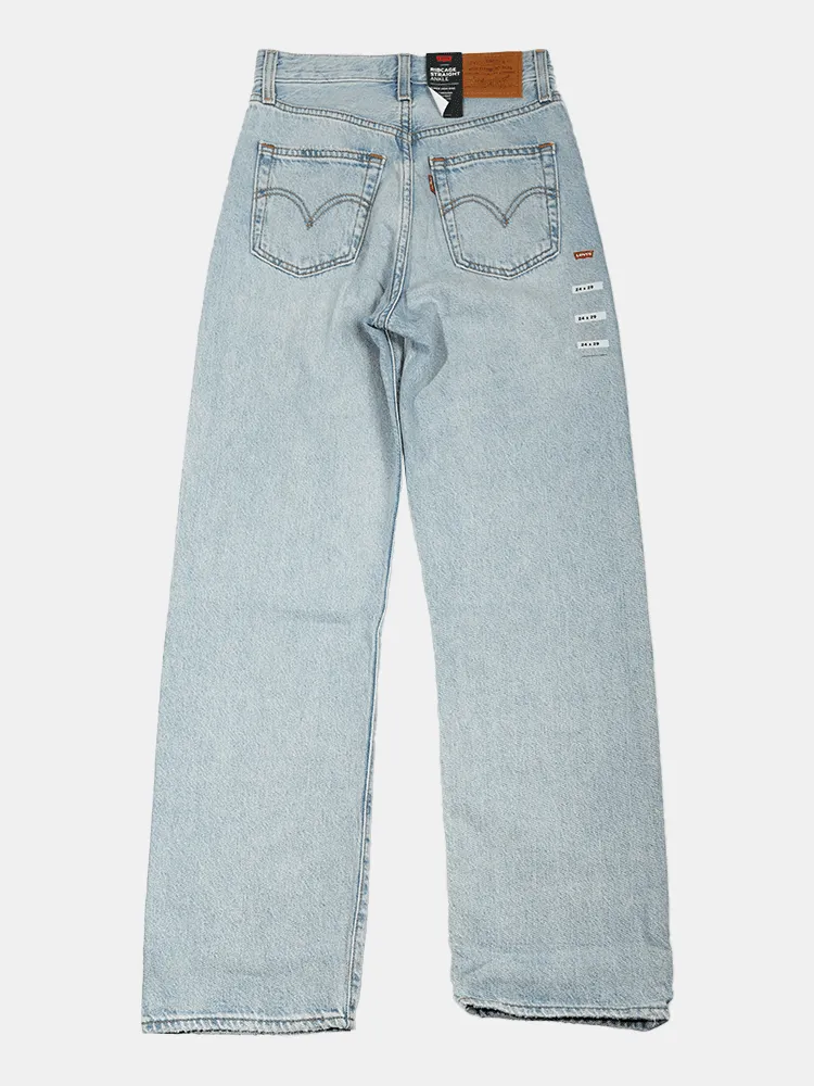 Levi's Ribcage Straight Ankle Jeans - Middle Road