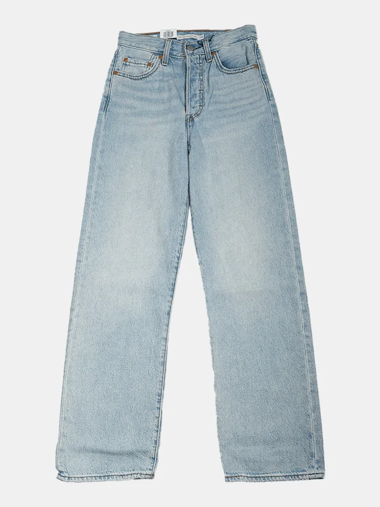 Levi's Ribcage Straight Ankle Jeans - Middle Road